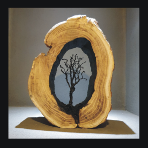 houten tree kunst relatiegeschenk