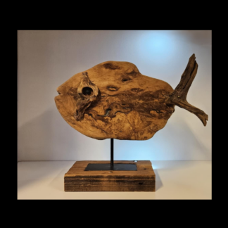 Houten woonaccessoires - Plaice Fish